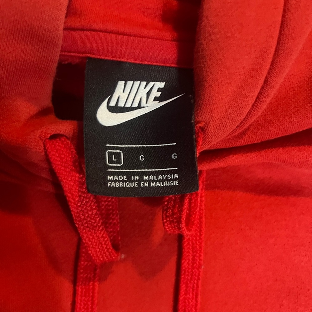 NIKE FLEECE PULLOVER HOODIE SIZE LARGE